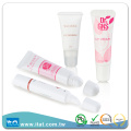 Free sample customized body lotion lip cream flip top cap cosmetic hose tube